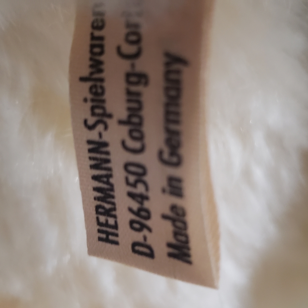 Vintage "Rare" Limited Edition Hermann Bavarian Edelweiss Mohair Teddy Bear #606 - Picture 11 of 16